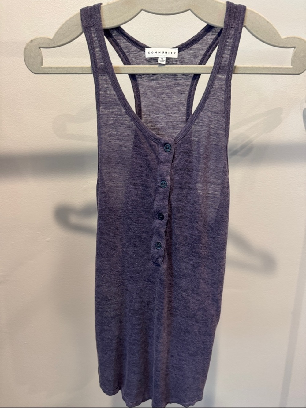 Henley Racerback Tank